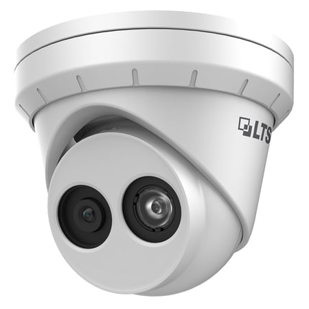 LTS CMIP3342W-28MD HD IP 4MP 2.8mm Deep Learning Ai 98ft IR WDR Turret Dome Camera LTCMIP3342W-28MD