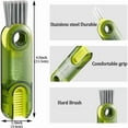 thumbnail image 5 of 3 in 1 Tiny Cleaning Brush, 3 Pack Cup Lid Cleaner Brushes Set Mini Multi-Functional Crevice Cleaning Brush for Cleaning Baby Bottles, Narrow Neck Bottle, Sport Water Bottle, Tumbler, Glass Vase, 5 of 7