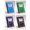 4 Pack(Black+Blue+Dark Blue+Green), variant on Composition Notebook Wide Ruled, Single Pack A5 Sew Binding Journal with 60 Writing Pages, Marble Camo Print Cover Notepad for Office Meeting Daily Journal Indoor Writing Stationery Gift