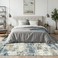 thumbnail image 4 of DEORAB 5'x7' Area Rugs for Living Room, Non Slip Machine Washable Vintage Indoor Rug, Low Pile Print Rug for Bedroom Dining Room Home Office, 4 of 7