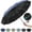 Blue, variant on Super Strong Windproof Automatic Folding Men Umbrella, 72/80 Bone Reinforced, Large Rainproof Sun Umbrellas Women