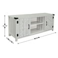 thumbnail image 4 of Flash Furniture Charlotte Farmhouse Barn Door TV Stand Screens up to 65" Light Gray (GCMBLK67LTGY), 4 of 4