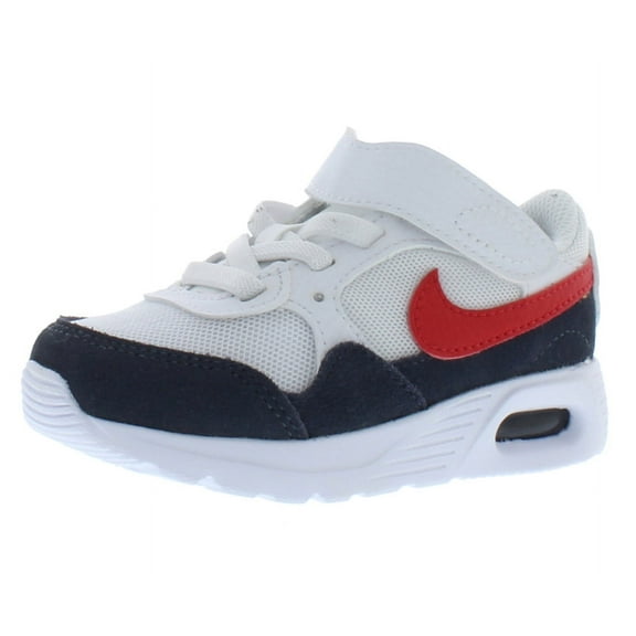Toddler's Nike Air Max SC White/University Red-Obsidian (CZ5361 103) - 4
