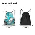 thumbnail image 5 of Lsque Geometry Dash Print Drawstring Backpack Bag Sport Gym Sackpack Cinch Bags Drawstring Bags Draw String Sport Bag-Medium, 5 of 8