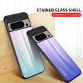 thumbnail image 6 of ELEHOLD Case for Google Pixel 8 Pro, Lightweight Gradient Glass Case Ultra Slim Shockproof Cover,Black, 6 of 10