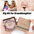 thumbnail image 5 of THEMEROL Granddaughter Gifts from Grandma Granddaughter Bracelet Birthday Teen 16 Year Old Gifts Ideas Christmas Valentines Easter Stocking Stuffer Graduation Comfirmation, 5 of 6