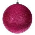 thumbnail image 5 of Vickerman 6" Hot Pink 4-Finish Ball Ornament, 4 per box., 5 of 7