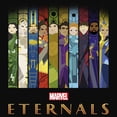 thumbnail image 2 of Junior's Marvel Eternals Animated Vertical Boxes Poster  Racerback Tank Top Black X Small, 2 of 5