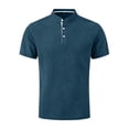 thumbnail image 2 of Breeze Polo Shirts for Men Short Sleeve Beer Belly Collared Textured Shirt Stretchy Quick Dry Golf Casual Cool Tops, 3XL, 2 of 7