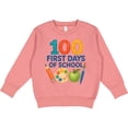 thumbnail image 2 of Inktastic 100 First Days of School Colorful Art Palette Toddler Sweatshirt, 2 of 4