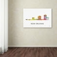 thumbnail image 4 of Trademark Fine Art 'New Orleans Louisiana Skyline WB-1' Canvas Art by Marlene Watson, 4 of 4