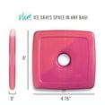 thumbnail image 2 of Cool Coolers by Fit + Fresh Slim Reusable Ice Packs for Lunch Boxes or Coolers, Multicolor, 4pk., 2 of 6