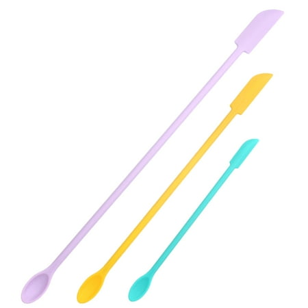 

3pcs Silicone Spatula Set DIY For Container Dual Head Portable Kitchen Gadgets