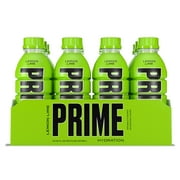 Prime Hydration Sports Drink, Lemon Lime, 16.9 fl oz, 12 Pack, Bottles