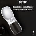 thumbnail image 4 of Portable Dog Water Bottle, 350/550ml Food Grade Antibacterial Travel Water Bottle for Dog and Cat, Outdoor Pet Drinking Water, 4 of 5
