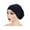 Black, variant on Mikilon Women Winter Warm Solid Color Muslim Cap Hat Beanie Wrap Scarf Cap Comfortable Knitted Hats