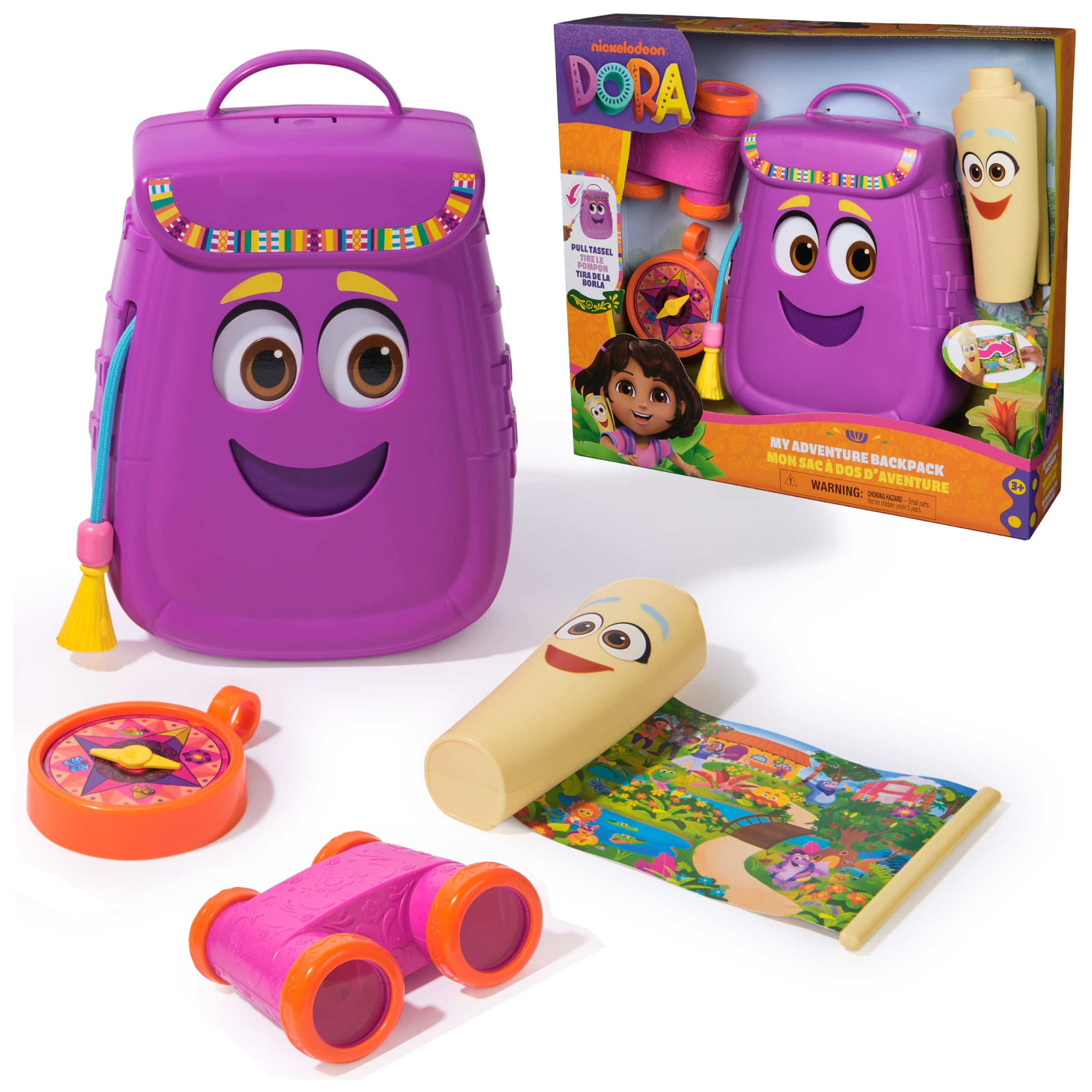 Dora, Zoom & Explore Adventure Pack with Dora & Tico Toy Figures
