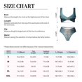thumbnail image 6 of Wukai Winter Rabbit Women's Bikini Set Two Piece,wimsuit High Waisted V Neck Twist Front Adjustable Spaghetti Straps Bathing Suit-Large, 6 of 7