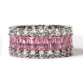 thumbnail image 6 of Imitation Diamond Zircon Fire Color Colorful Gem Ring, 6 of 6