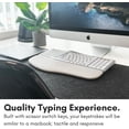thumbnail image 3 of Macally Bluetooth Ergonomic Keyboard, Wireless Split Keyboard, Carpal Tunnel Comfort, Ergo Rechargeable Split Wrist Key board - Backlit 100 Key Layout, 3 of 9
