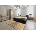 thumbnail image 5 of Ahgly Company Machine Washable Indoor Round Contemporary Light Brown Area Rugs, 5' Round, 5 of 7