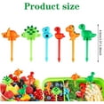 thumbnail image 2 of 24 Pcs Food Picks, Dinosaur Fruit Food Picks, Fun Food Picks for Bento Box, Cute Animal Fruit Toothpicks for Picky Eaters, 2 of 6