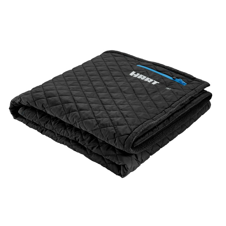 HART 20 Volt Cordless Heated Blanket Kit Black 1 2.0Ah Lithium Ion Battery