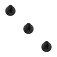 thumbnail image 4 of Vogacara Modelo de oreja de simulación de silicona negra para exhibición de joyas Asmr Sleep Helping Right Ear Black Type1 NO1, 4 of 6