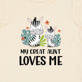 thumbnail image 4 of Inktastic Zebra My Great Aunt Loves Me Boys or Girls Baby T-Shirt, 4 of 5