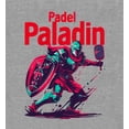 thumbnail image 5 of Padel Paladin Youth Heather Gray Long Sleeve Hoodie-XL, 5 of 6