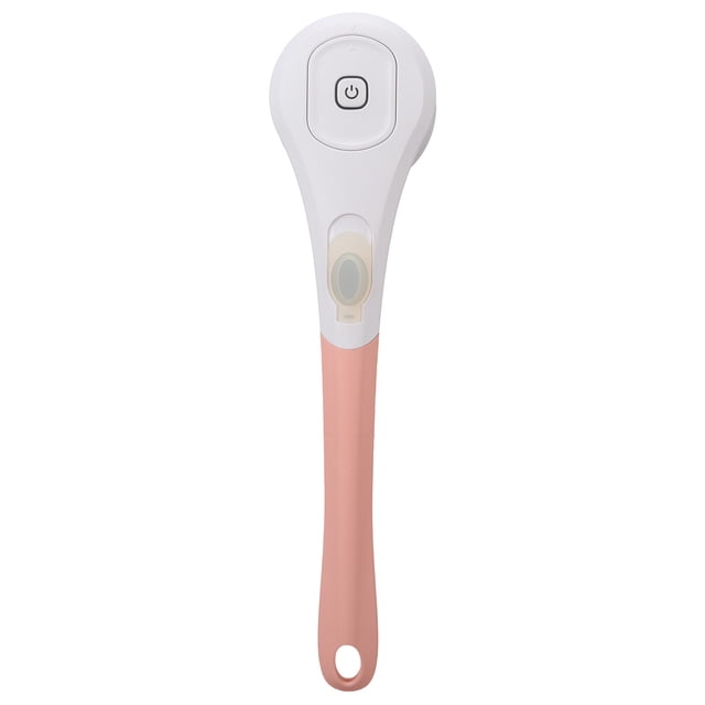 Cepillo de Cuerpo Eléctrico, Manija Larga Giratoria removible Rosa Exfoliante de Masaje Impermeable Ducha de Ducha para Spa