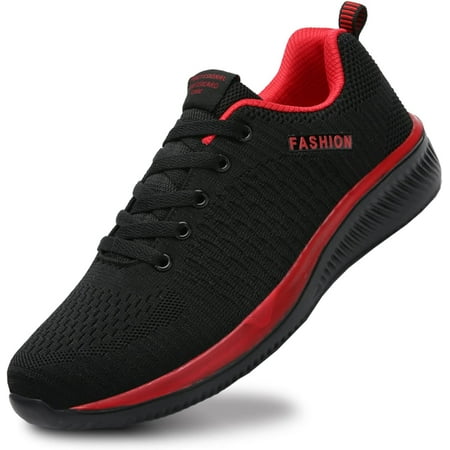 Fashion Walking Shoes for Mens Road Running Breathable Comfortable Sneakers Non-Slip Athletic Sport Casual Shoes