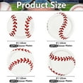 thumbnail image 2 of 80Pcs Baseball Party Plates Decorations - Including 9” Baseball Ball Plates Disposable Dinner Plates for Kids Baseball Fan Sports Event Baseball Theme Party Supplies, 2 of 6