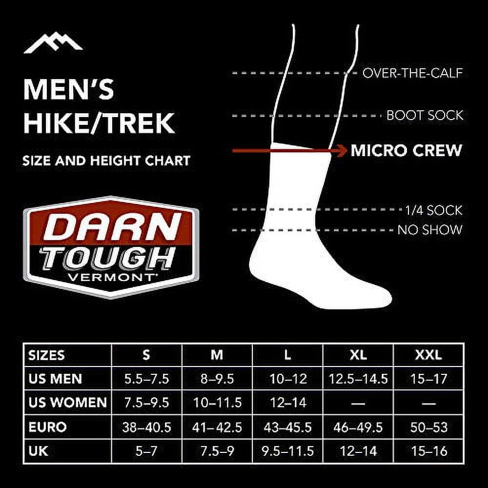 Darn Tough Men's Hiker Micro Crew Cushion Sock