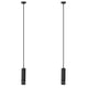 thumbnail image 2 of Lamparas De Techo Modernas Colgantes 2 Piezas Negra Blanco Negro, 2 of 4