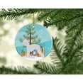 thumbnail image 2 of Carolines Treasures BB2912CO1 Bedlington Terrier Merry Christmas Tree Ceramic Ornament, 2 of 2