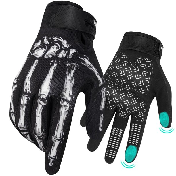 Guantes de moto RIGWARL con pantalla táctil transpirables para hombres/mujeres
