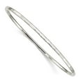 thumbnail image 3 of 925 Sterling Silver Hammered Bangle Bracelet, 3 of 6