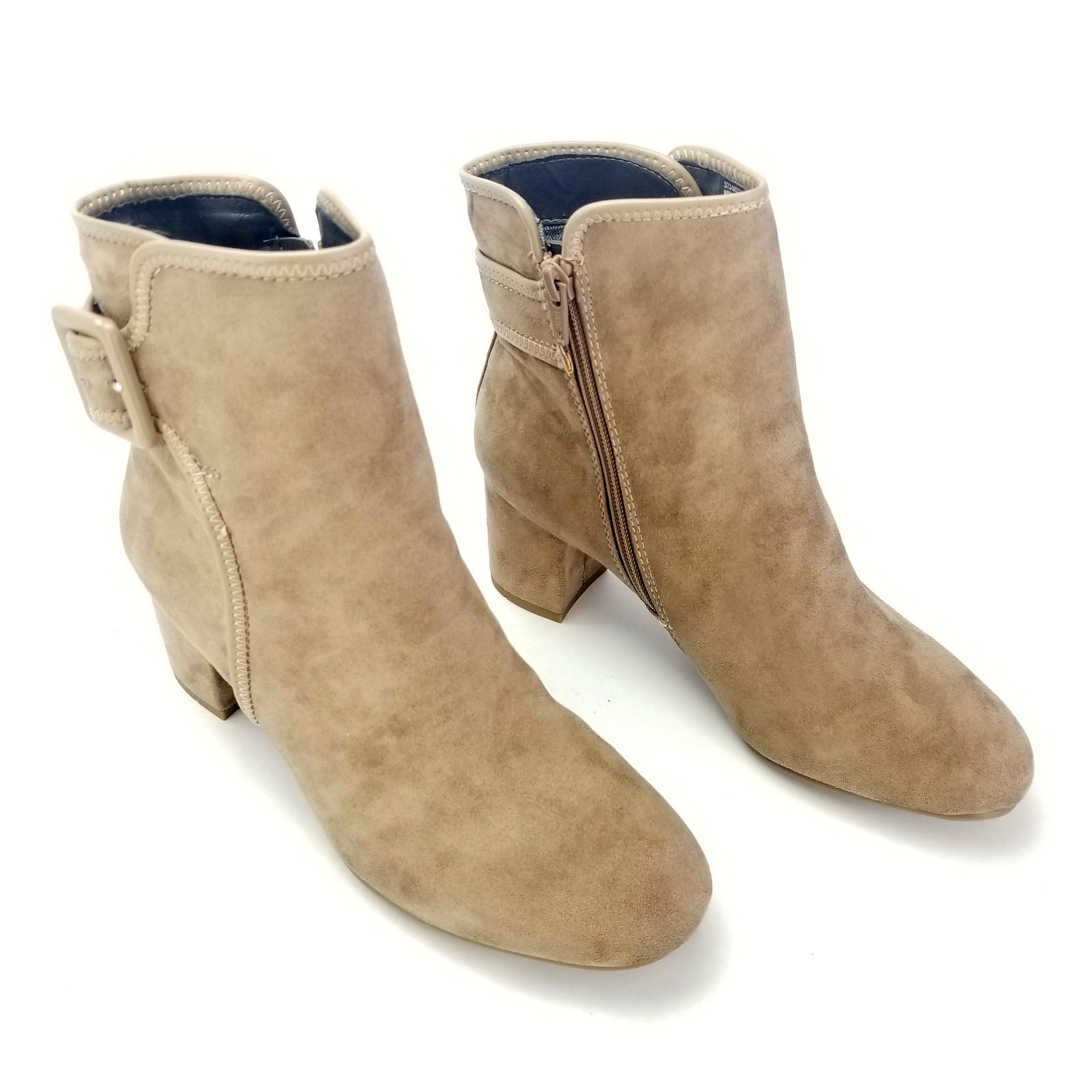 Mountain Sole, Womens Carrington Buckle Ankle Booties, ColorDesert Tan