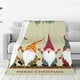 thumbnail image 1 of Balery Christmas Card With Gnomes Manta de Felpa Suave y Acogedora – Cobija de Franela Aterciopelada para Cama, Lavable y Cálida para Sofá, Mascotas, Transpirable-50"x40", 1 of 7