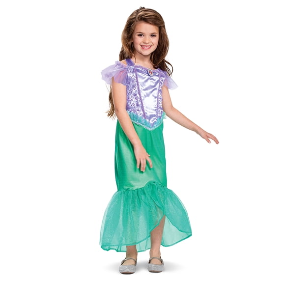 Disney The Little Mermaid Ariel Halloween Costume for Children, Girls Size XS (4/5), by Disguise