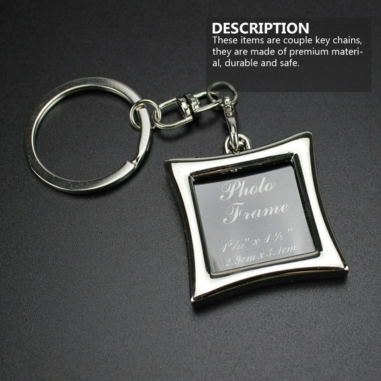 Photo frame key rings deals