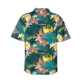 thumbnail image 3 of Fotbe Hawaiian Style Hawaiian Shirt for Men Unisex Summer Beach Casual Short Sleeve Cotton Linen Button Down Shirts-X-Large, 3 of 9