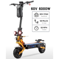 M YUME SCOOTER X11  Electric Scooter,6000W Motor,50MPH,56Mile Range,60V 27Ah Battery,Foldable E-scooter with 11" Tires for Adults