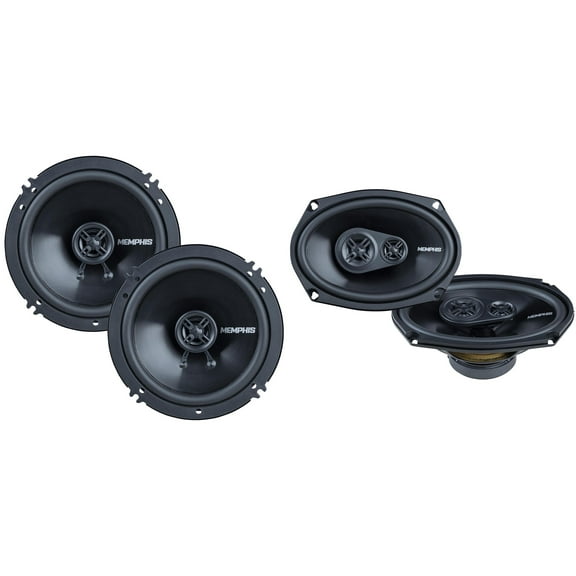 Memphis Audio SRX62V Street Reference Series 6.5" 2-Way Coaxial Pair Speakers & SRX693V Street Reference Series 6x9" 3-Way Coaxial Pair Speakers