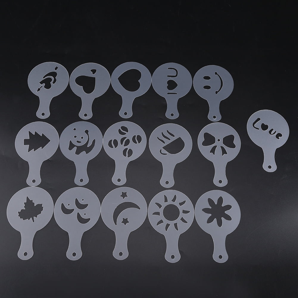 OTVIAP Coffee Stencil, Cocoa Flour Sifter,Stainless Steel Chocolate