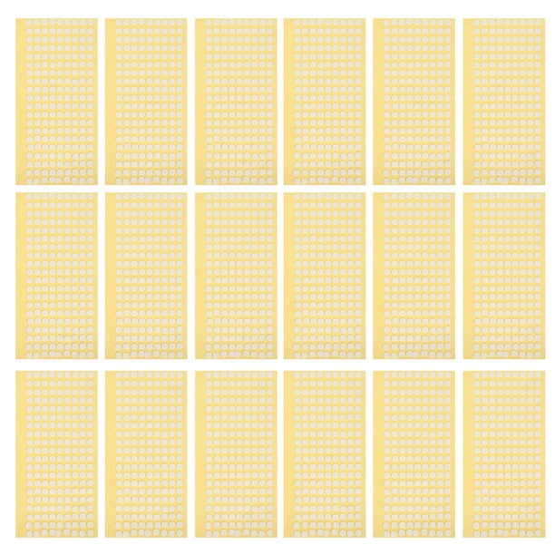 1000 unidades de cintas adhesivas de doble cara con puntos pequeños, cintas adhesivas de doble cara extraíbles, puntos adhesivos extraíbles