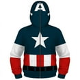 thumbnail image 1 of Anime Spiderman/Eisen Mann voller Reiß verschluss Sudaderas con capucha Cosplay Kostüm Kinder Jungen Mädchen Superhelden Cartoon Print Kapuzen Sudaderas Outwear, 1 of 4