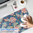thumbnail image 4 of Long Mouse Pads for Desk,Blue Paisley and Floral Pattern Desk Mats on Top Of Desks, Desk Mouse Pad Extra Large with 3mm Non-Slip Base and Stitched Edge for Gaming,Office,Work,Home 31.5"x15.7", 4 of 6