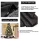thumbnail image 4 of Falda B-COOL para árbol de Navidad, lentejuelas negras, 122 cm de diámetro, 4 of 7